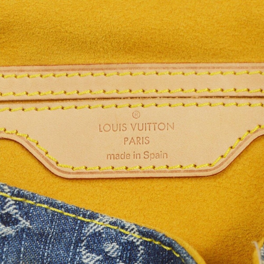 Louis Vuitton Sac a Dos GM Backpack Monogram Denim Blue - Picture 13 of 16